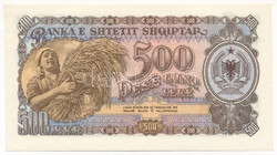 500 lek leke 1957 Albánia UNC