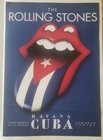 The Rolling Stones - Live in Havana - Cuba - 2016, Original Poster, NMÁ!