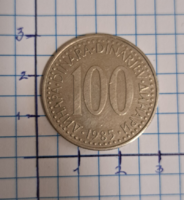 Jugoszlávia 100 Dinar 1985. (180)