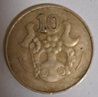 1985.  Ciprus, 10 Cent (191)