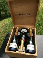 Pezsgő tároló 6 palackos Bollinger Champagne díszdoboz
