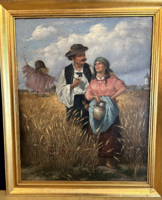 Lajos Kubányi (1855 - 1912): peasant couple