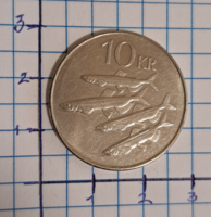 Iceland 10 kroner 2004. (180)