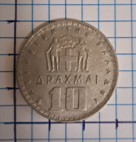 Görögország 10 Drachma 1959. (180)
