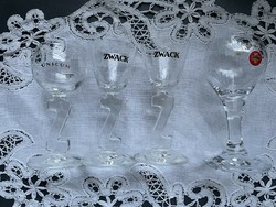 Various zwack unicumos glasses