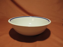 Zsolnay blue striped gelatinous plate