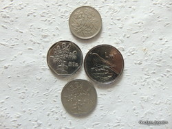 Málta 4 darab fémpénz lira - cent LOT !
