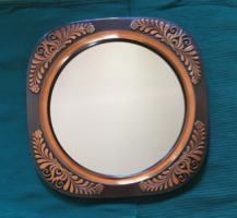 Mirror with copper alloy frame