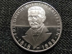 Németország 150 éve született Friedrich Wilhelm Raiffeisen .625 ezüst 5 Márka 1968 (id22951)