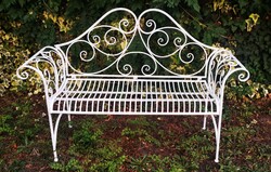 Spring gardening offer - fabulous wrought iron garden bench