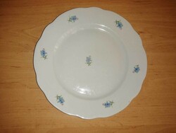 Antique Zsolnay forget-me-not plate