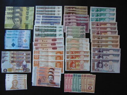 66 darab külföldi bankjegy - papírpénz LOT !!!