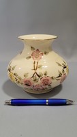 Rare Zsolnay hand-painted porcelain vase
