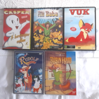 Mese DVD csomag - Vuk, Ali Baba, Rudolf, Casper, Robin Hood -