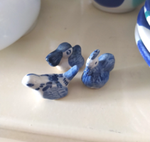 Miniature porcelain little things with wings (3 pcs in one)