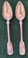 Antique silver tea spoon 1857