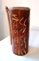 Kézzel festett jamaicai bambusz dob