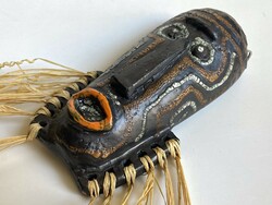 Modernista kerámia maszk pár - fali plasztika