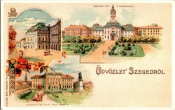 Szeged, Üdvözlet Szegedről képeslap, replika