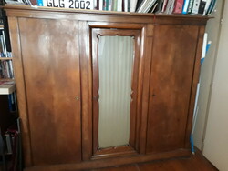 Bidermeier cabinet - shelves in the middle, hangers on the edges