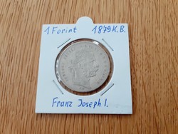 József Ferenc 1 forint 1879, Körmöcbanya. 1,