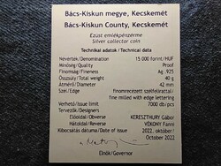 Bács-kiskun County, Kecskemét 2022 certificate (id78654)