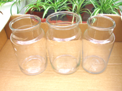 3 old, antique 1.5 l canning, dunst glass in one