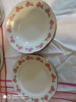 Pink Chinese tableware for 6 people