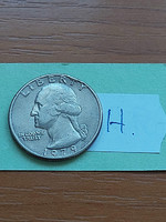 Usa 25 cents 1/4 dollar 1979 quarter, george washington #h