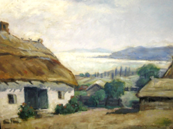 Guaranteed original András Csiky /1894-1971/ painting: Balaton