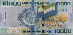 Sierra Leone 10000 leones, UNC bankjegy