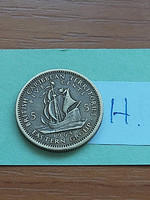 British Eastern Caribbean States 5 cents 1964 ii. Elizabeth, nickel-brass #h
