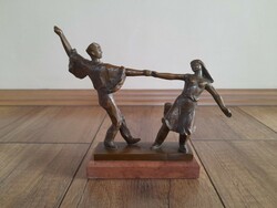 Olcsai kiss Zoltán bronze dancing couple