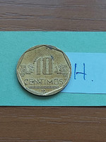 Peru 10 cm 2012 brass, lima #h