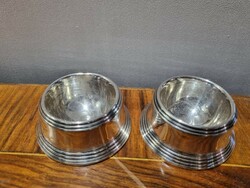 Pair of Diana silver spice holders with Pest hallmark 88g