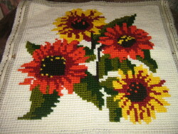 Beautiful pillow base sewn with beautiful cross-stitch embroidery is new