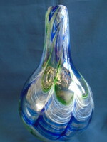Murano studio art glass vase in beautiful colors