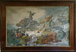 Zoltan Veress (1868 - 1935) : i. World war battle scene
