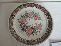 Old, marked, hand-painted German wall plate. Negotiable!