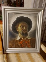 Kunffy Lajos Vágó Pál portréja! 1894!