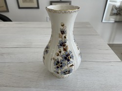 Zsolnay búzavirágos porcelán váza