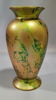 Antik Zsolnay eozin mázas váza