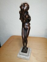 Kerényi Jenő (1905-1975) - Rabszolganő - nagyméretű, ritka bronz szobor