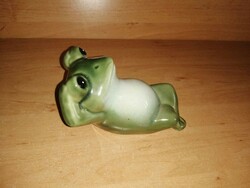 Porcelain frog figure (po-1)