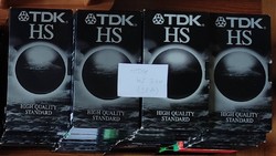 38 tdk hs 240 minute vhs videocassettes for sale (I will not sell less than 5 at once)