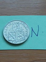 Belgium belgie - belgique 1 franc 1939 iii. King Leopold, nickel, lion #n