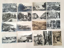 17 darabos képeslap gyűjtemény 1920-as évekből, Dubrovnik, Ragusa