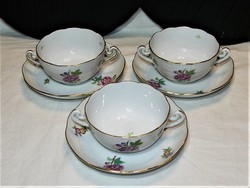 Herend Eton pattern cream soup cup with bottom