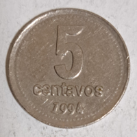 1994 Argentína 5 centavos (391)