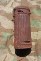 WW2 German Wehrmacht gas mask box ss gas cylinder